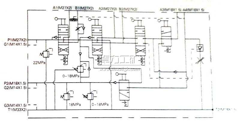 LTZJ-20/10煤礦用全液壓坑道鉆機(jī)專(zhuān)用多路換向閥